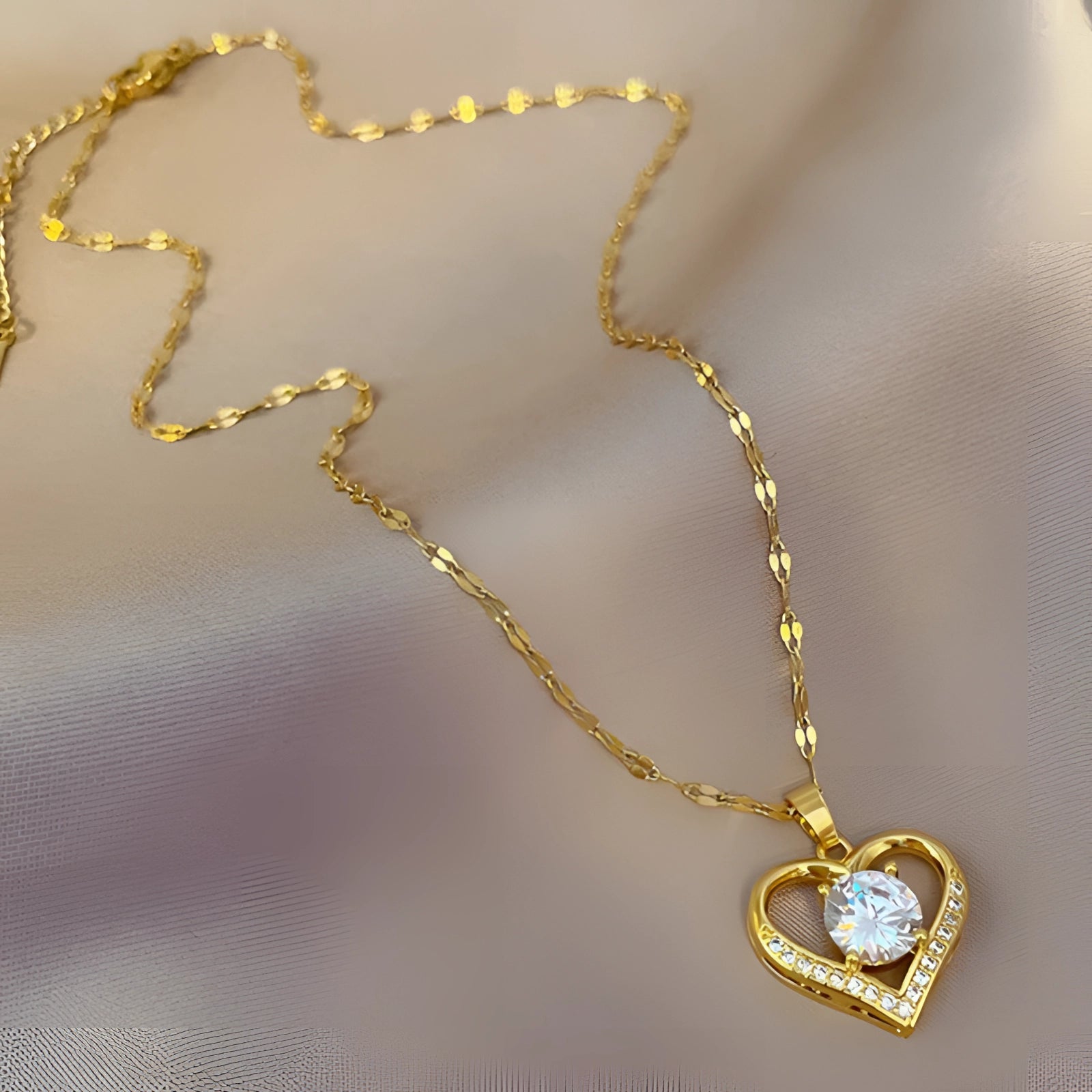 LioraGrace™ Heart Pendant — Radiant Sparkle Meets Timeless Love
