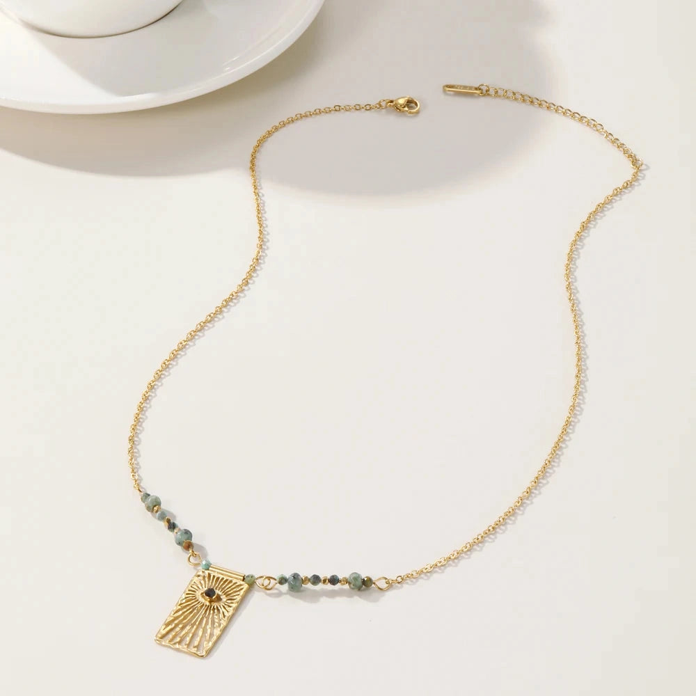 SoleilCharm Pendant Necklace™ — Shine with Subtle Spiritual Elegance