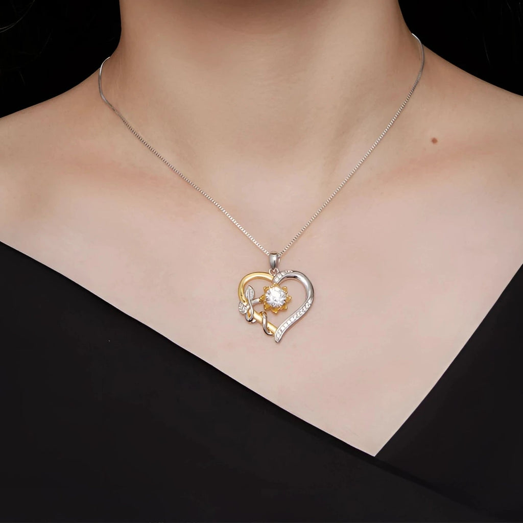 LunariaGlow™ — Radiant Two-Tone Heart Shine