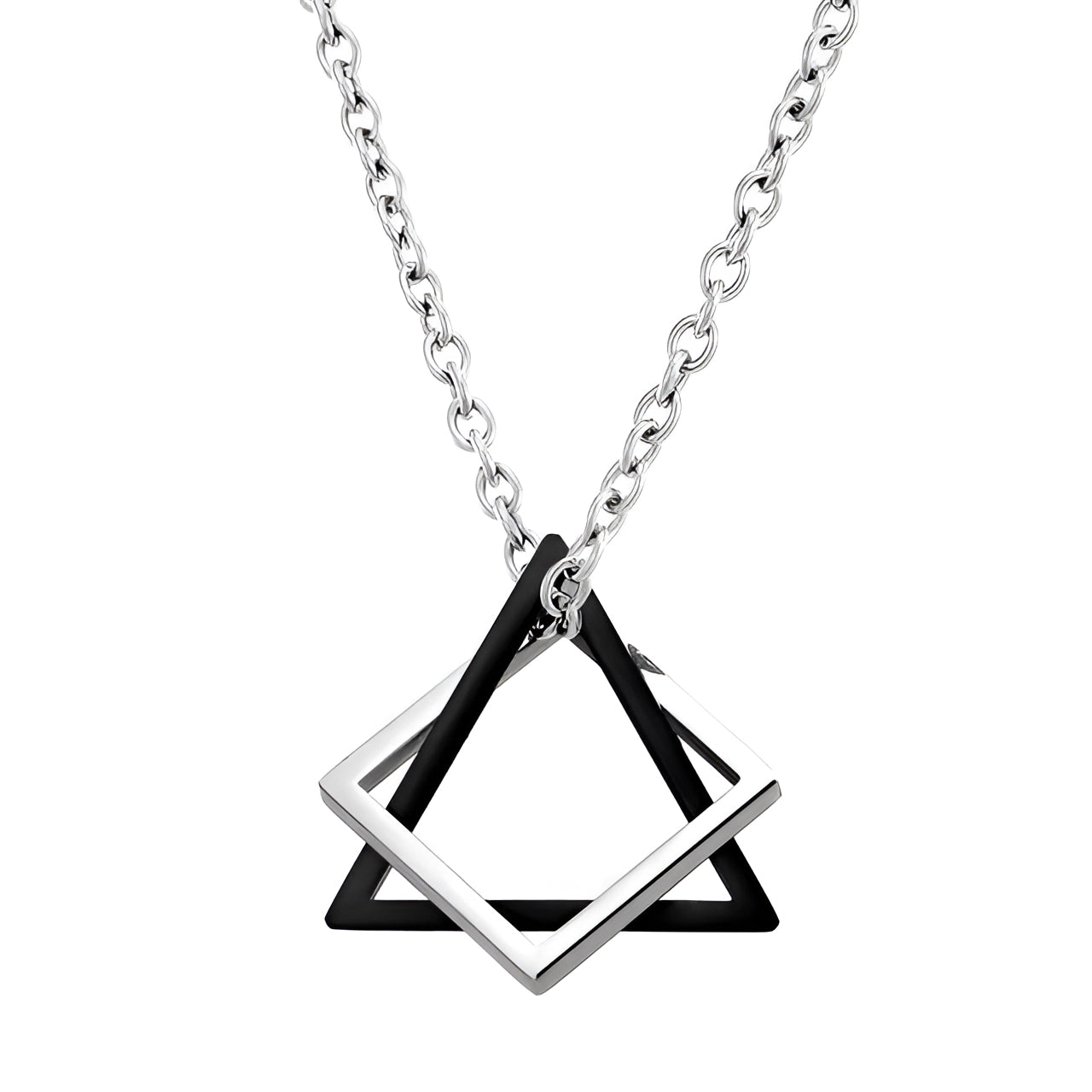 Avencea Geometric Silver Square Frame™ — Clean Lines, Timeless Edge