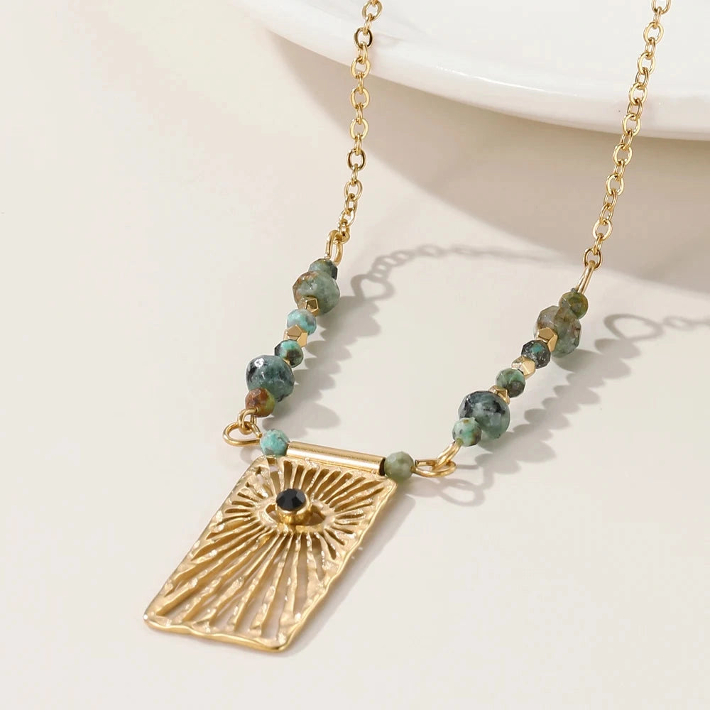 SoleilCharm Pendant Necklace™ — Shine with Subtle Spiritual Elegance