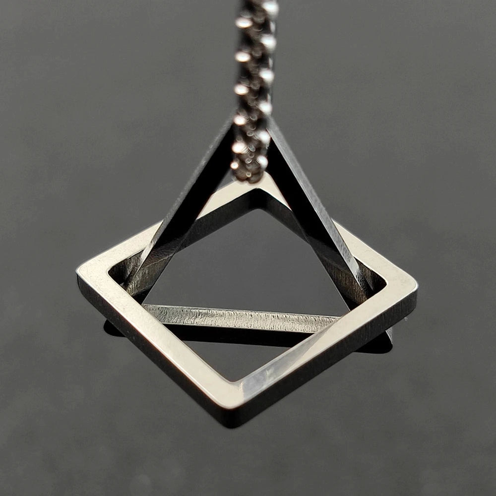 Avencea Geometric Silver Square Frame™ — Clean Lines, Timeless Edge