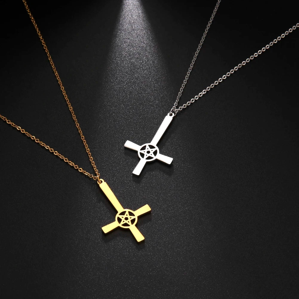 FerroVow™ Gear Cross Pendant — Industrial Edge Meets Spiritual Grace