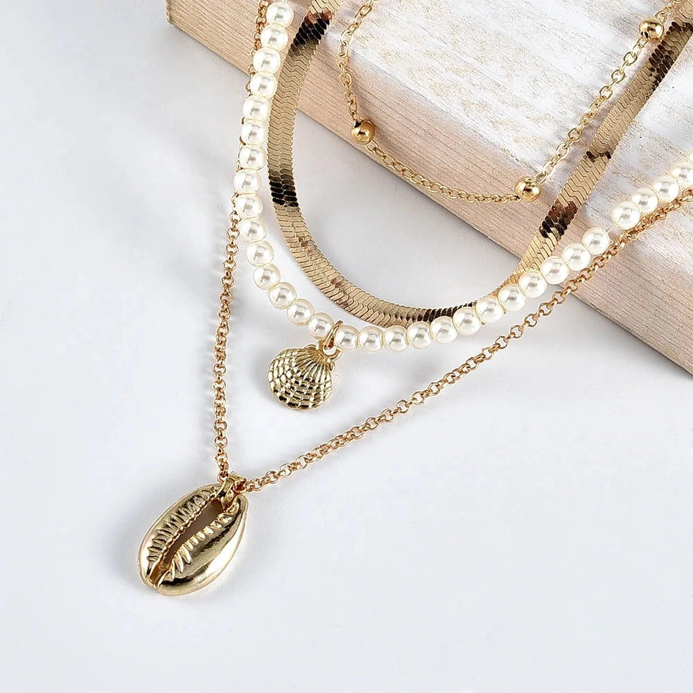 Gold Tone Layered Necklace™ — Effortless Glow, Everyday Elegance