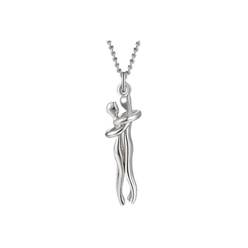 EmbraceAura™ Pendant Necklace — Graceful Unity, Timeless Warmth
