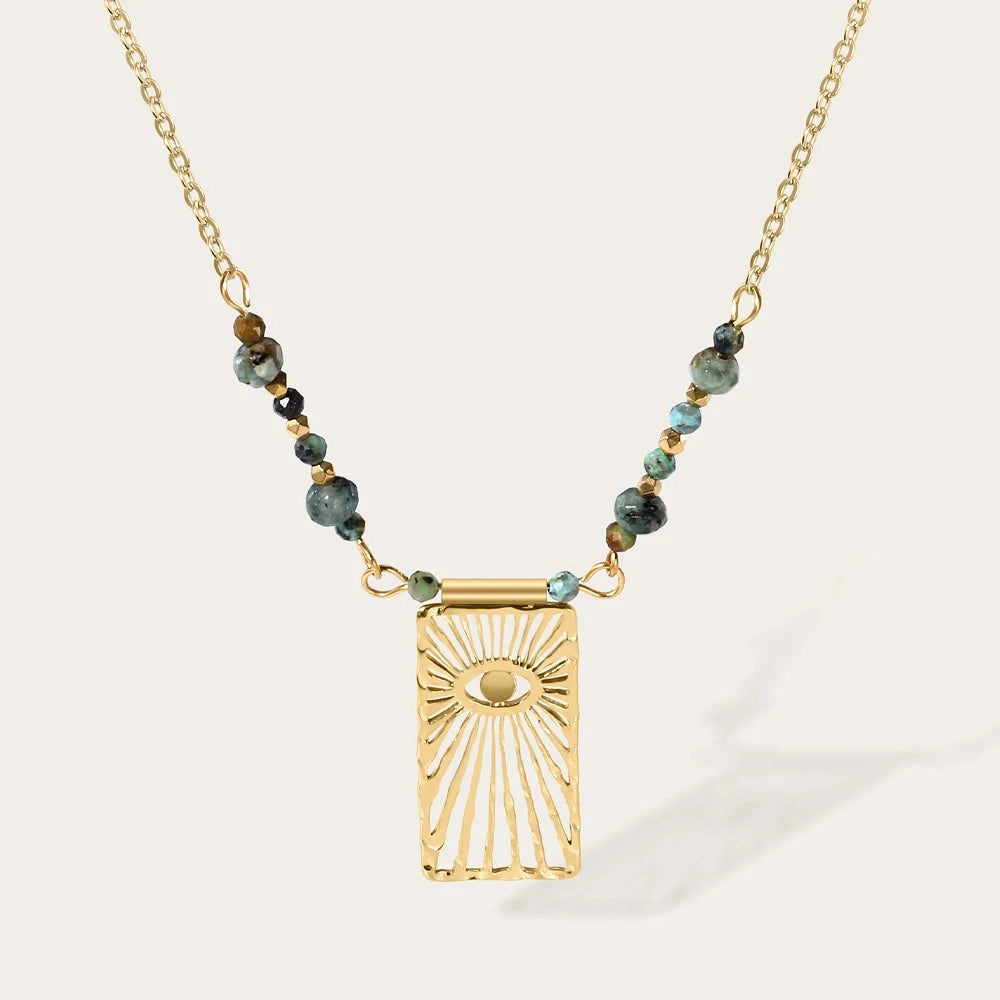 SoleilCharm Pendant Necklace™ — Shine with Subtle Spiritual Elegance