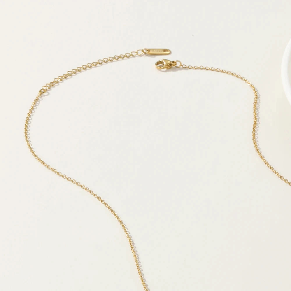Aurelle™ Gold Circle Pendant — Radiate Refined, Effortless Elegance