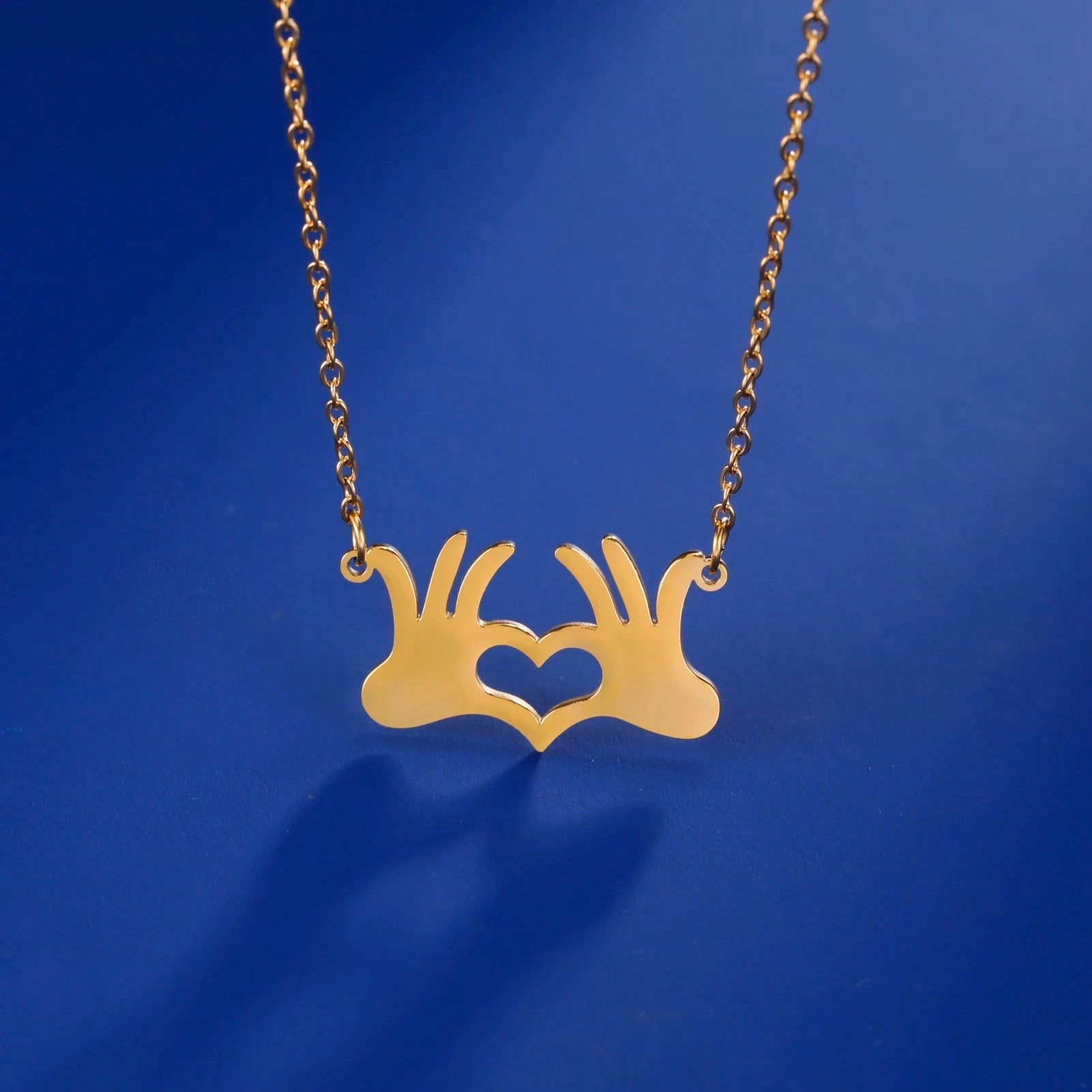 AvelaBond™ Hand Heart Necklace — Subtle Love, Everyday Elegance
