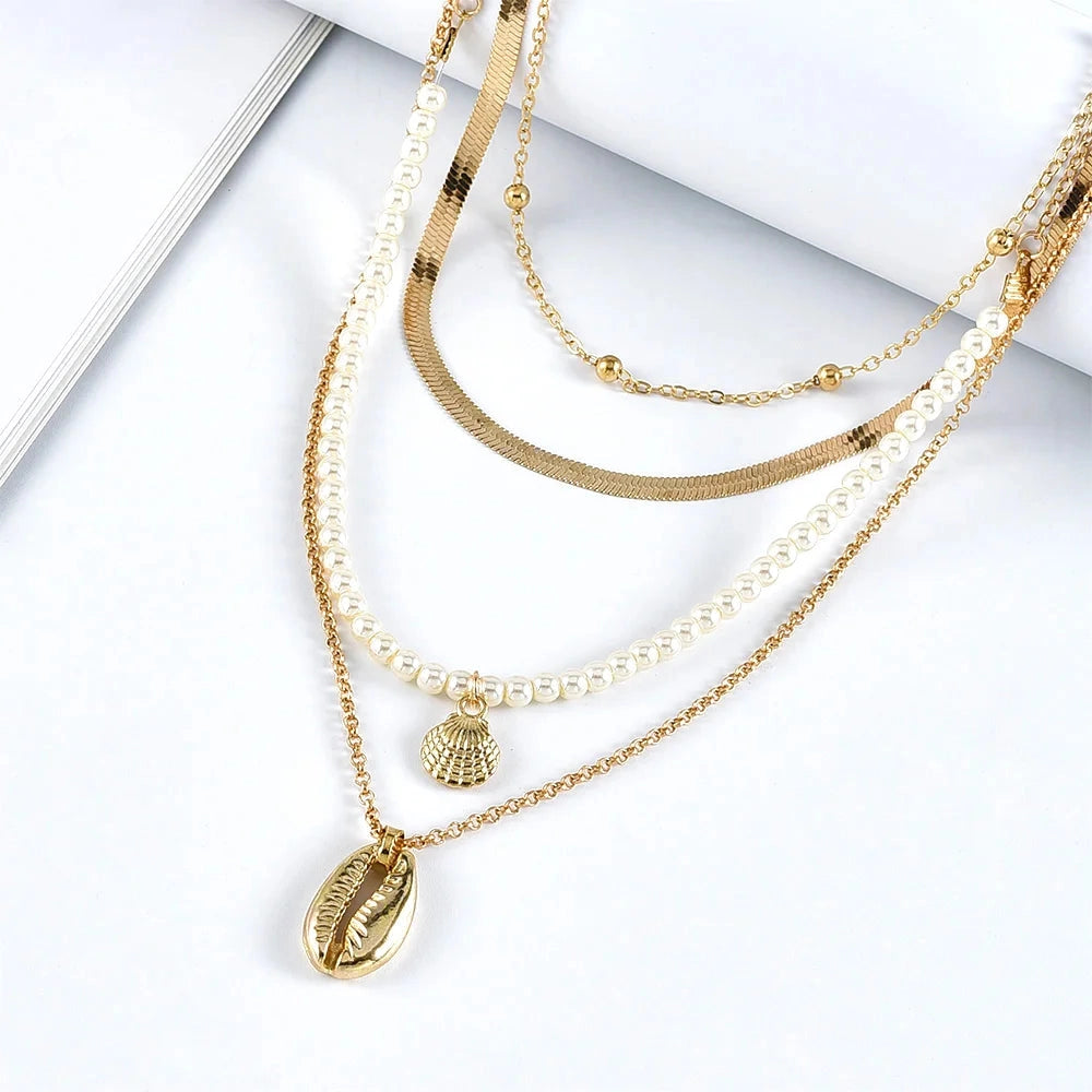 Gold Tone Layered Necklace™ — Effortless Glow, Everyday Elegance