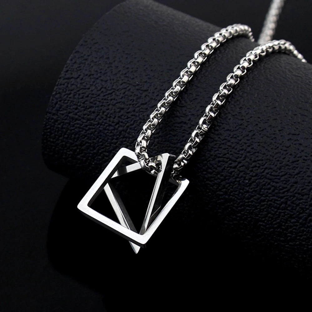 Avencea Geometric Silver Square Frame™ — Clean Lines, Timeless Edge