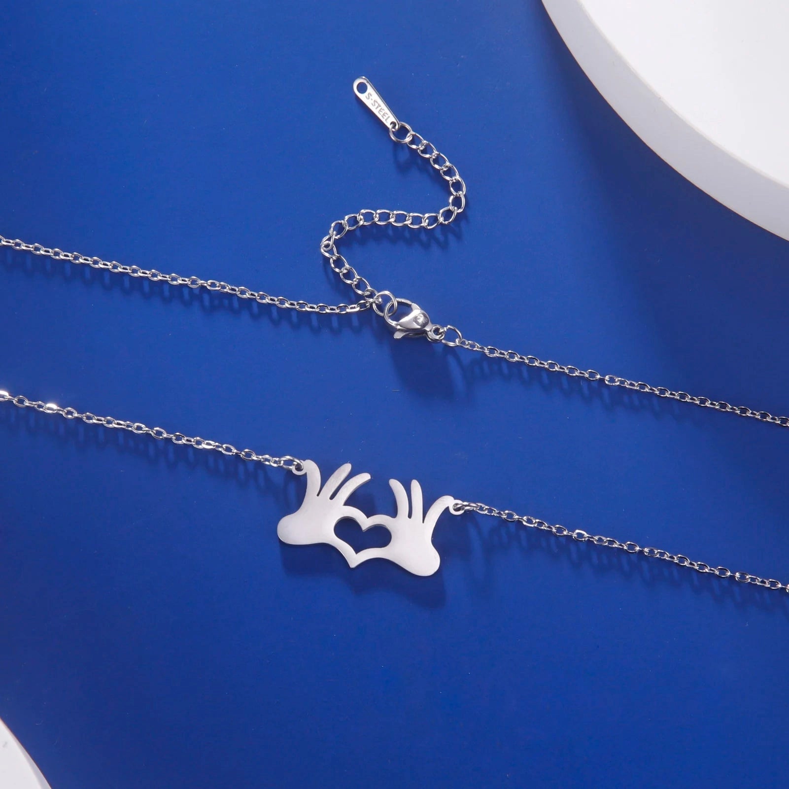 AvelaBond™ Hand Heart Necklace — Subtle Love, Everyday Elegance