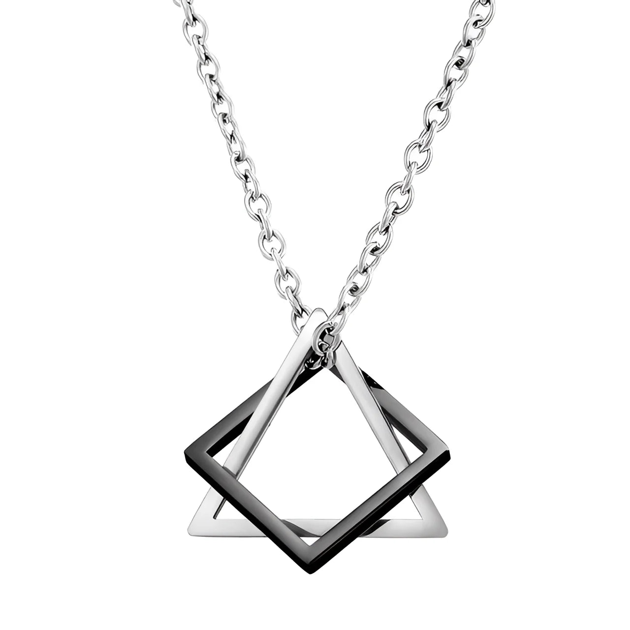 Avencea Geometric Silver Square Frame™ — Clean Lines, Timeless Edge