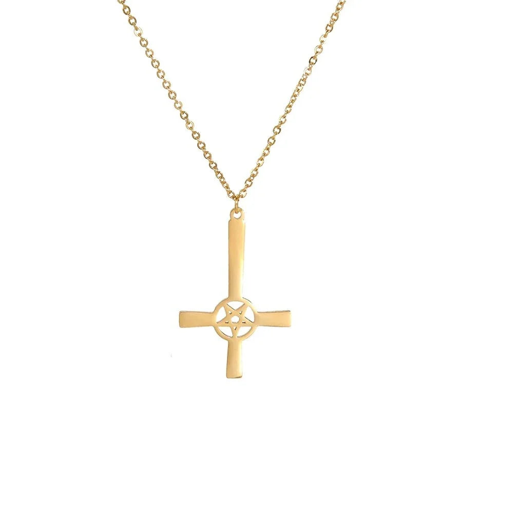 FerroVow™ Gear Cross Pendant — Industrial Edge Meets Spiritual Grace