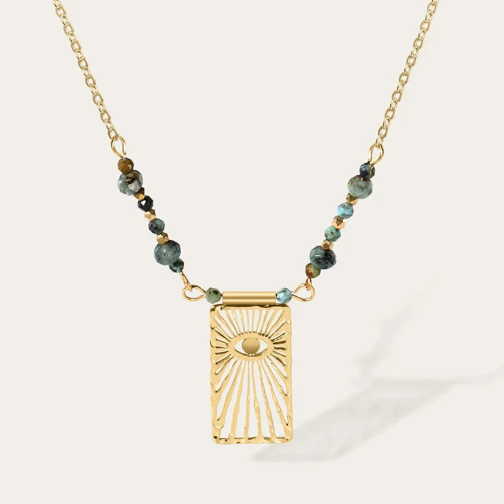 SoleilCharm Pendant Necklace™ — Shine with Subtle Spiritual Elegance