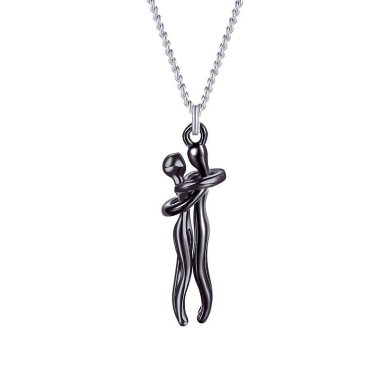 EmbraceAura™ Pendant Necklace — Graceful Unity, Timeless Warmth