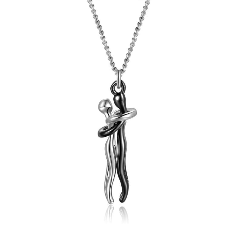EmbraceAura™ Pendant Necklace — Graceful Unity, Timeless Warmth