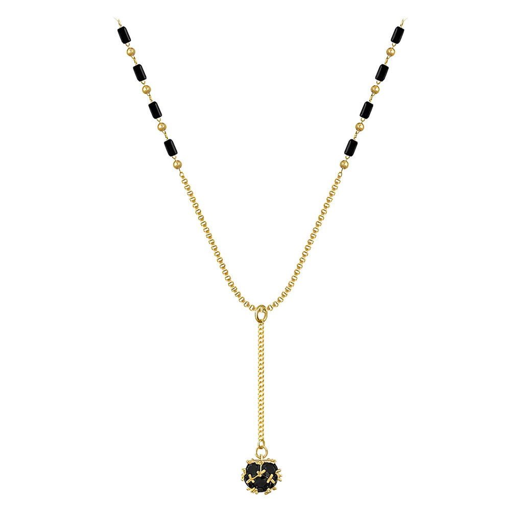 OnyxLure™ Pendant Necklace — Understated Glow of Confidence