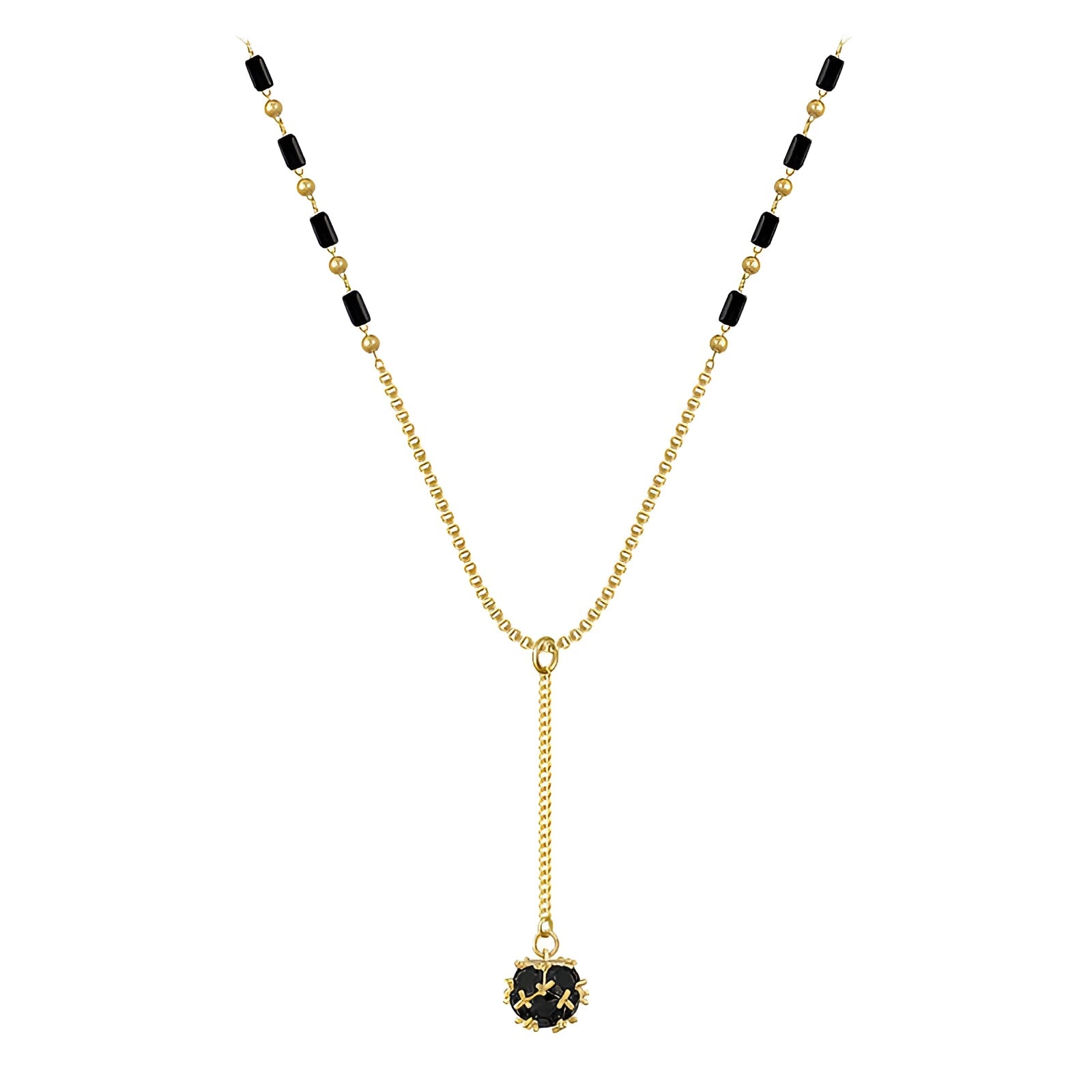 OnyxLure™ Pendant Necklace — Understated Glow of Confidence