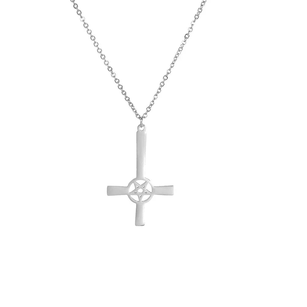 FerroVow™ Gear Cross Pendant — Industrial Edge Meets Spiritual Grace