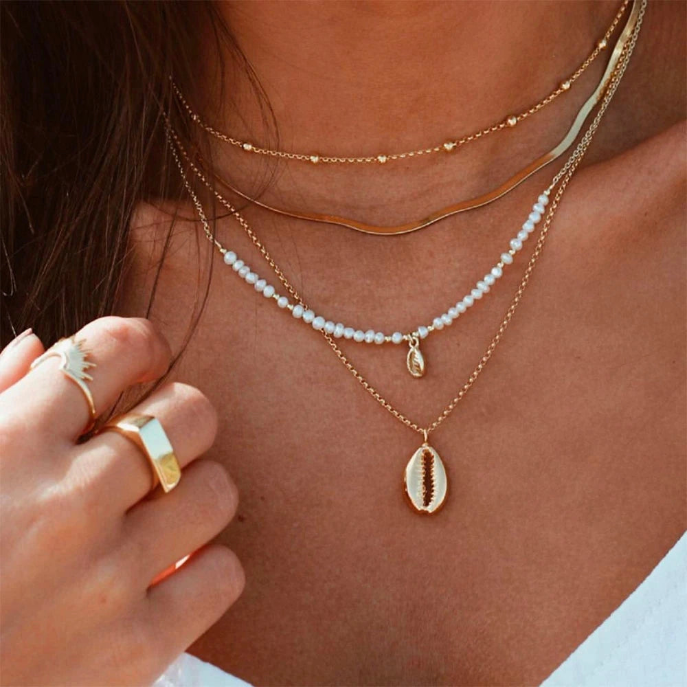 Gold Tone Layered Necklace™ — Effortless Glow, Everyday Elegance