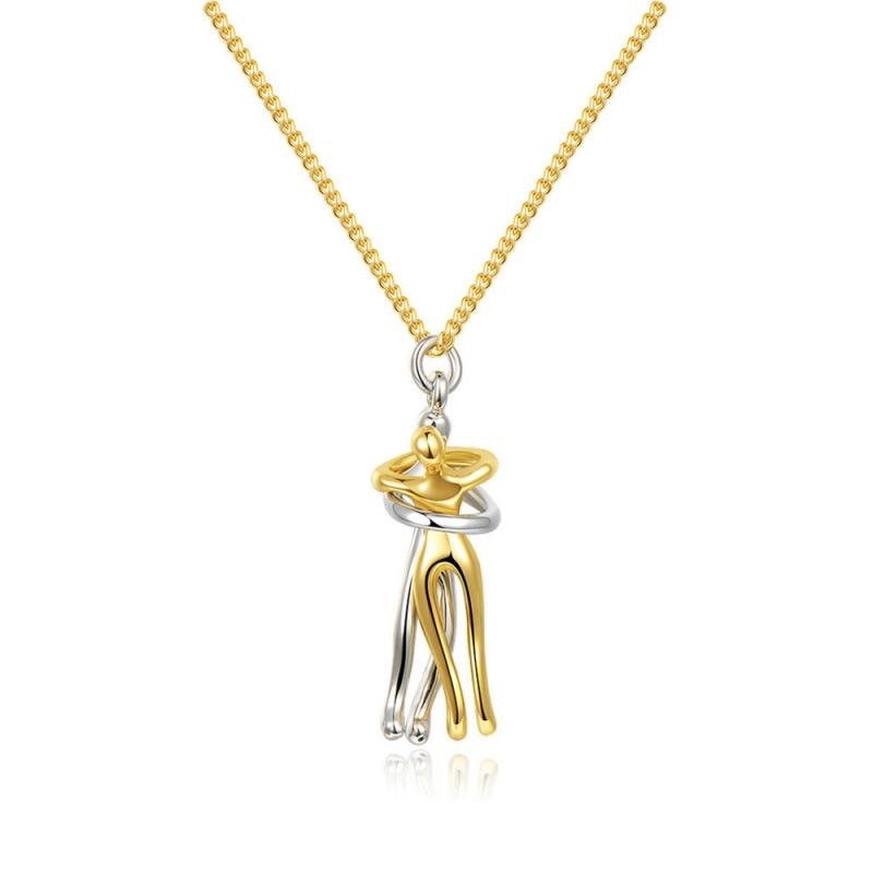 EmbraceAura™ Pendant Necklace — Graceful Unity, Timeless Warmth