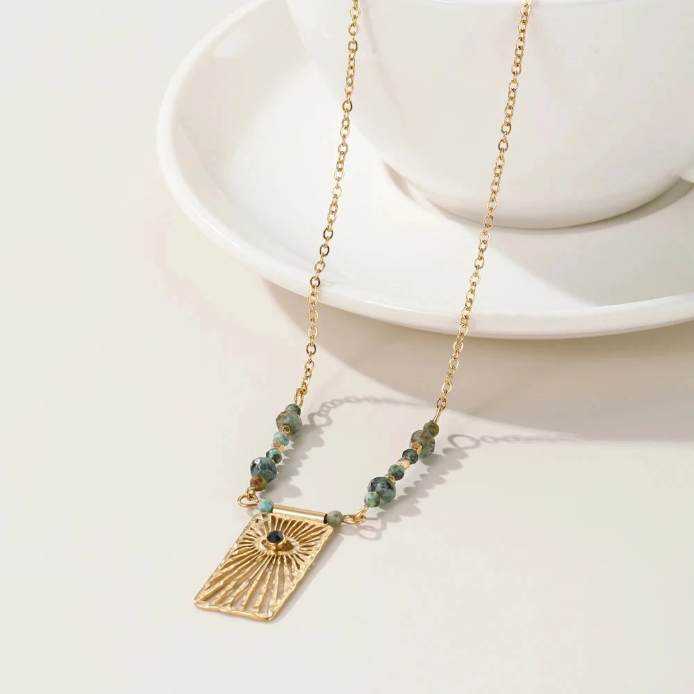 SoleilCharm Pendant Necklace™ — Shine with Subtle Spiritual Elegance