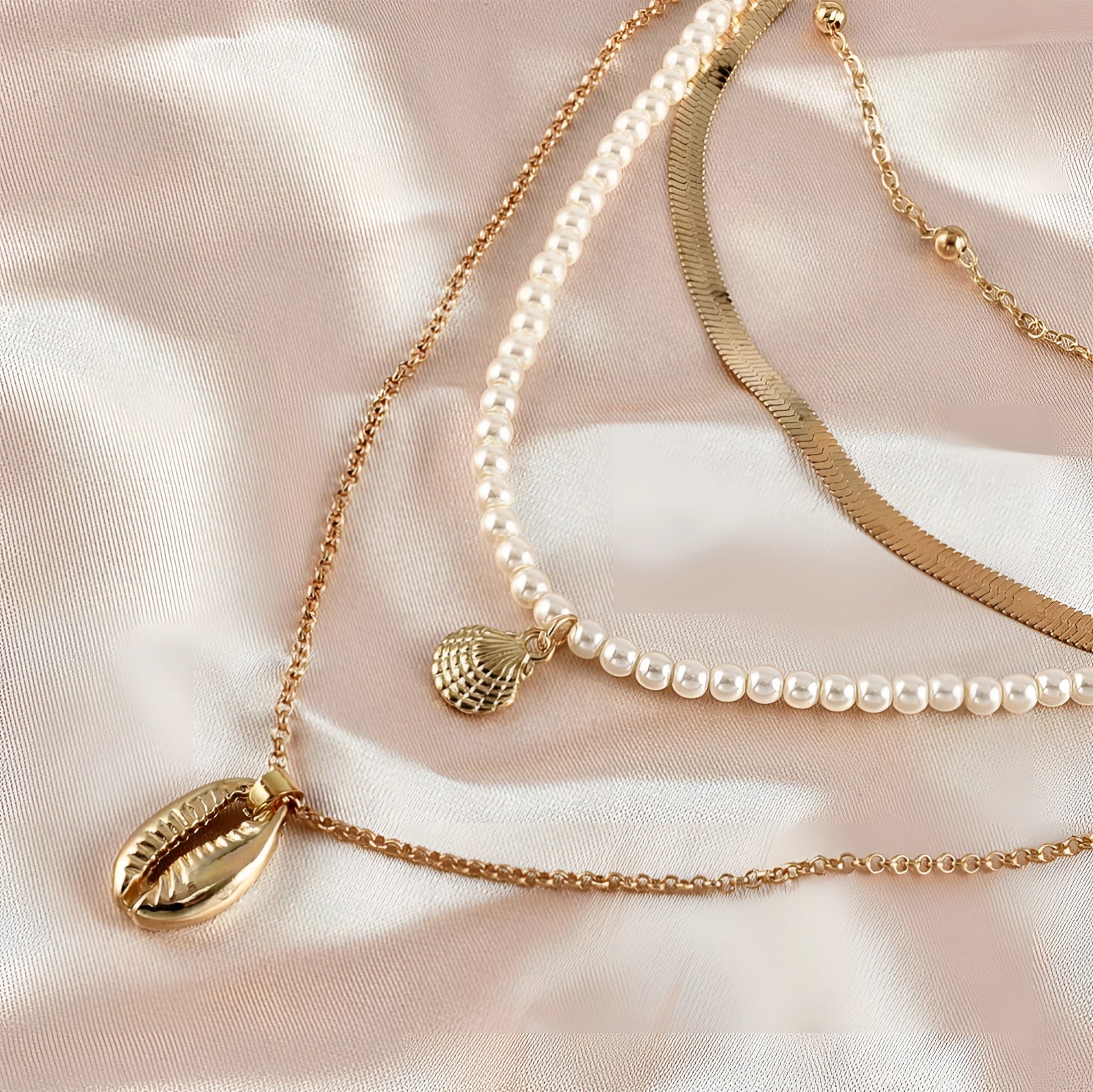 Gold Tone Layered Necklace™ — Effortless Glow, Everyday Elegance